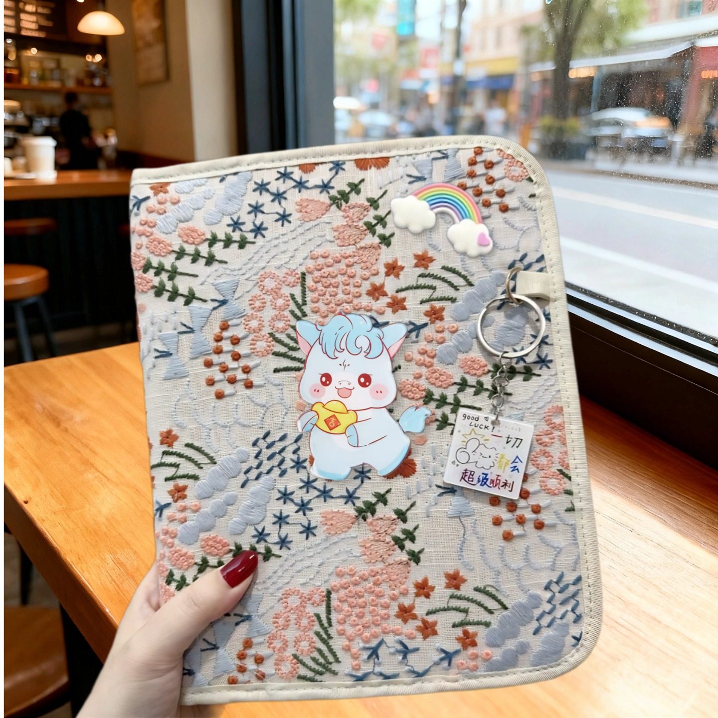 马宝宝孕检收纳册孕妇产检报告单资料册孕妈证件包孕期b超档案册