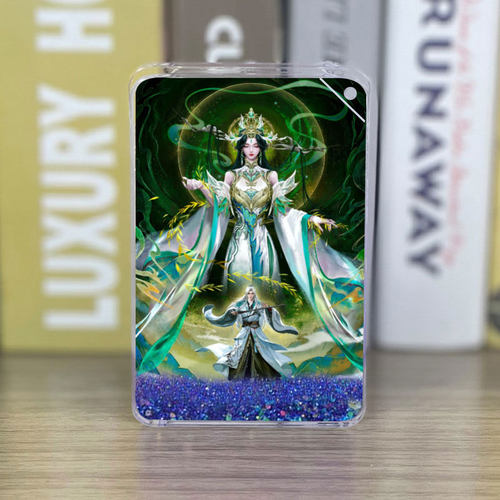 完美世界柳神流沙麻将石昊流麻卡砖动漫周边二次元挂件亚克力立牌