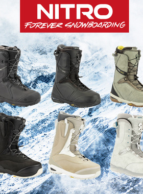 Nitro2526新款单板滑雪鞋全能刻滑Capital快穿Team男女款Bianca