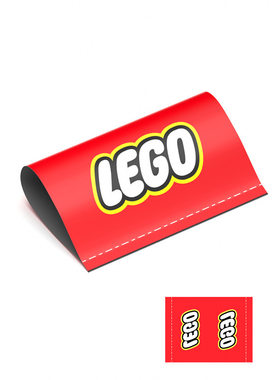 乐高水洗唛贴标签Logo贴车尾lego创意汽车门车尾改装饰贴玩具改装