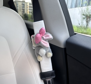 迪士尼桑普兔邦尼兔卡通清新高颜值短绒汽车安全带护肩保护套可爱