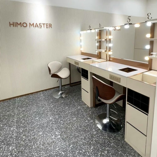 海马体奶油风影楼专用化妆台