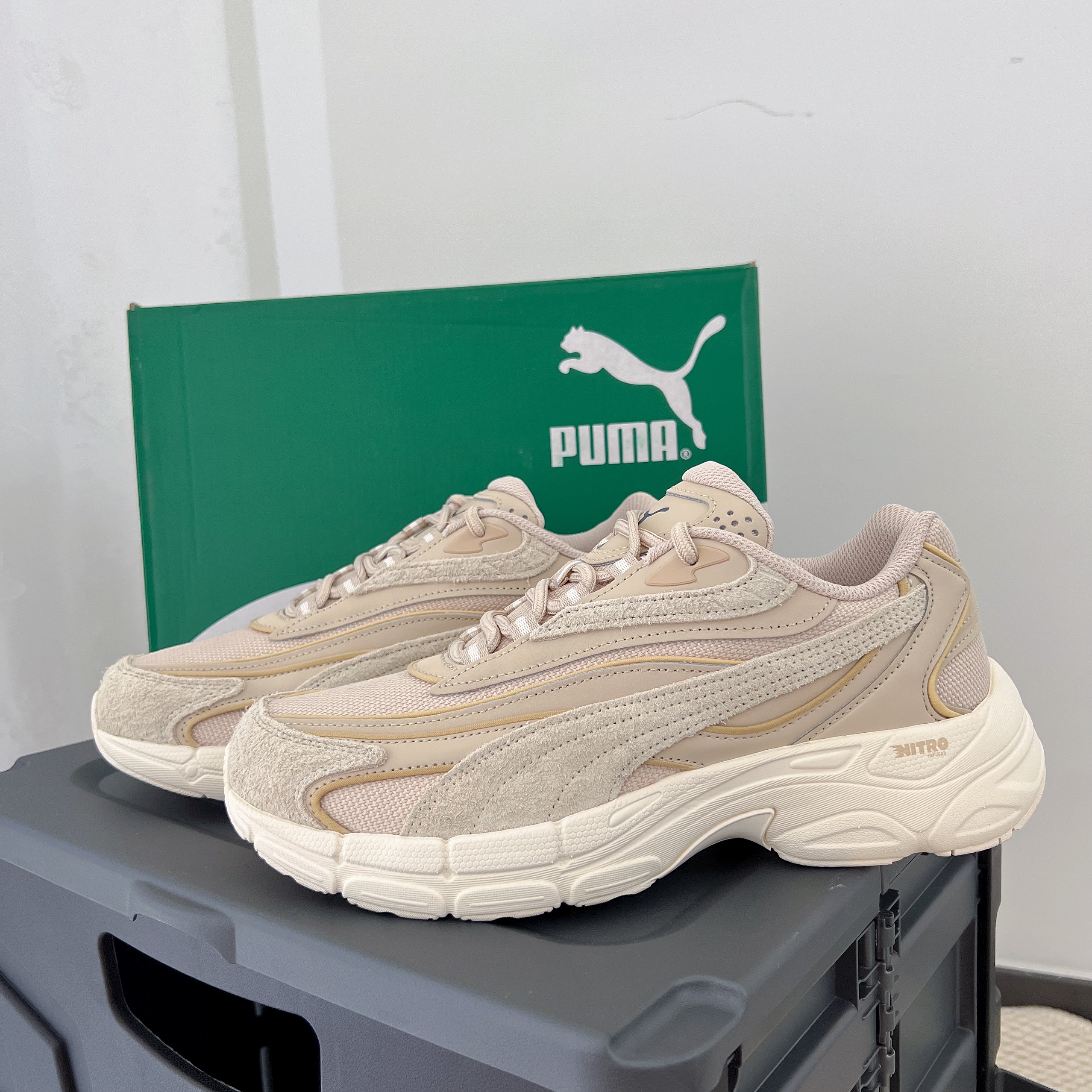 彪马PUMA专柜正品男子秋款厚底耐磨休闲运动跑步鞋392909