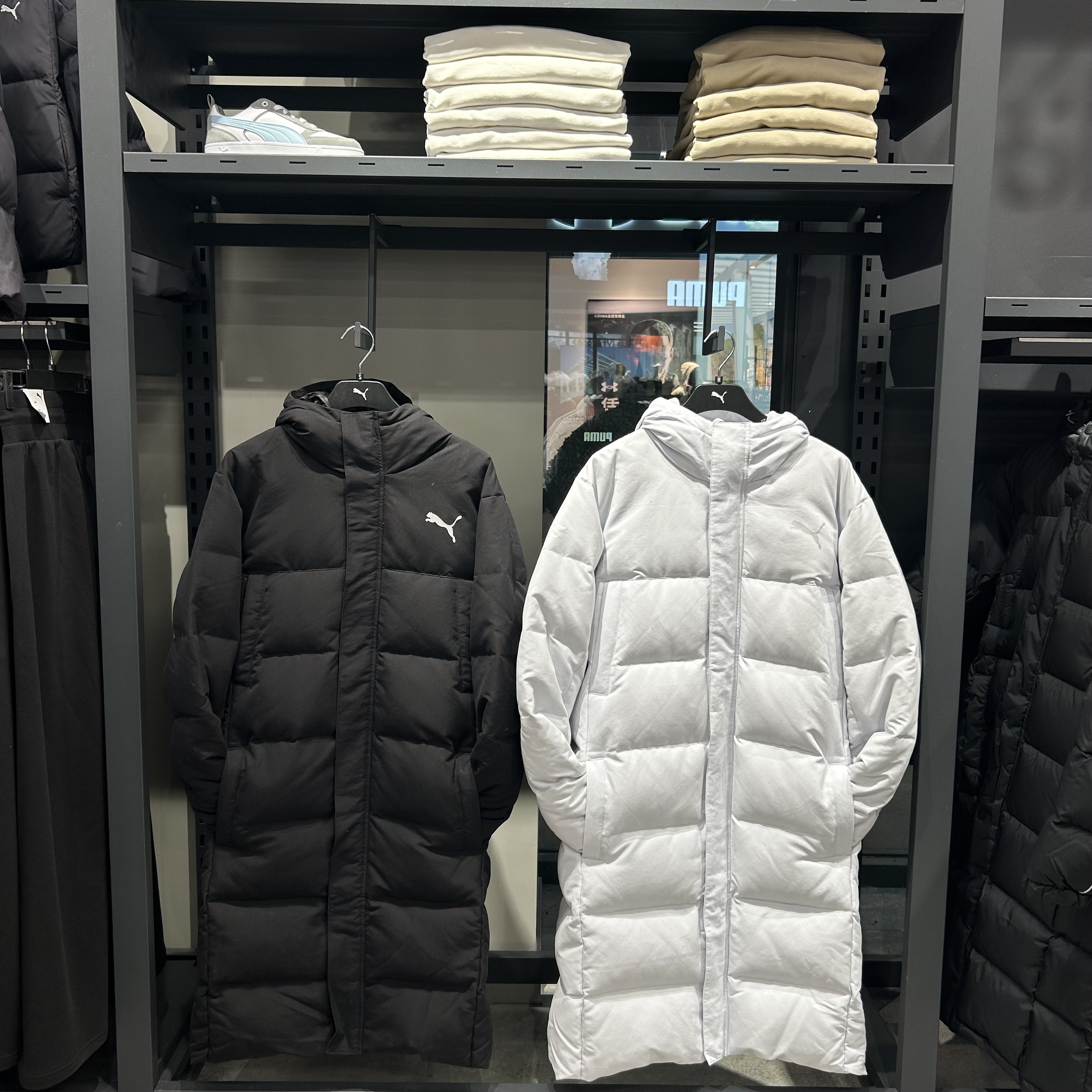 彪马长款羽绒服连帽男女686185