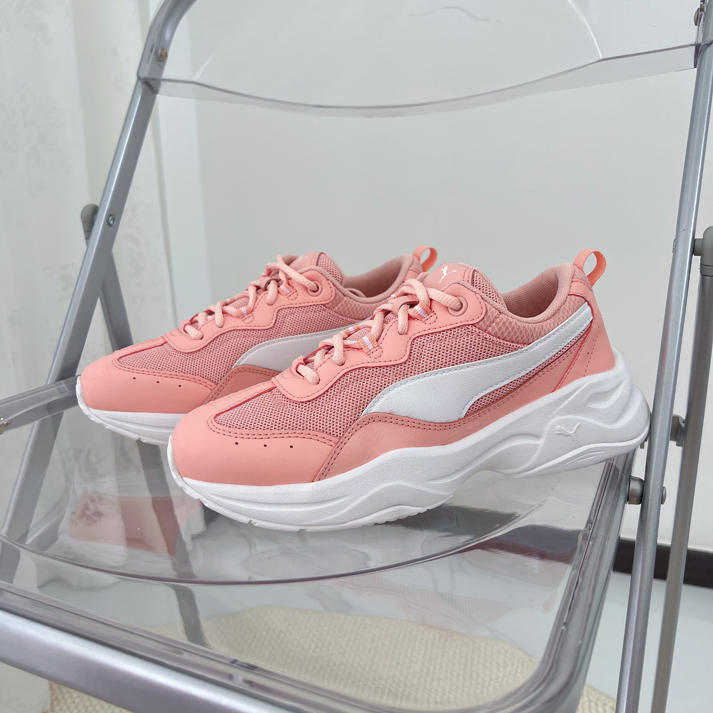 PUMA彪马正品女款网面透气厚底增高休闲运动鞋老爹鞋372500