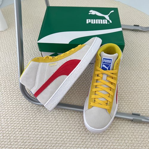 彪马正品男女同款中帮复古运动休闲板鞋380205