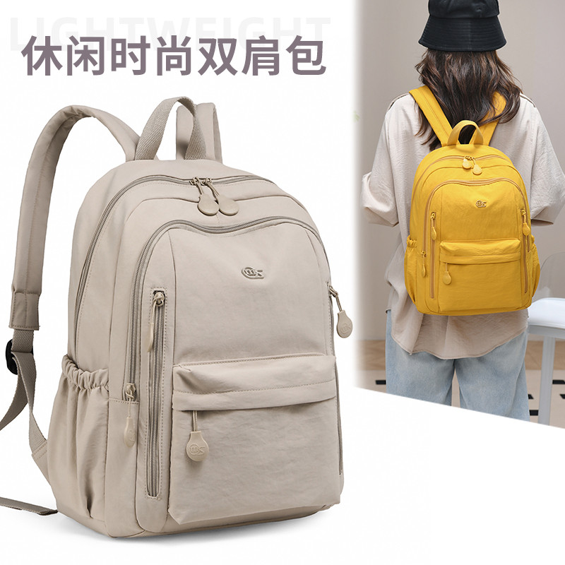 轻便小双肩女背包小型ins风小巧外出防水日系小众逛街书包电脑包