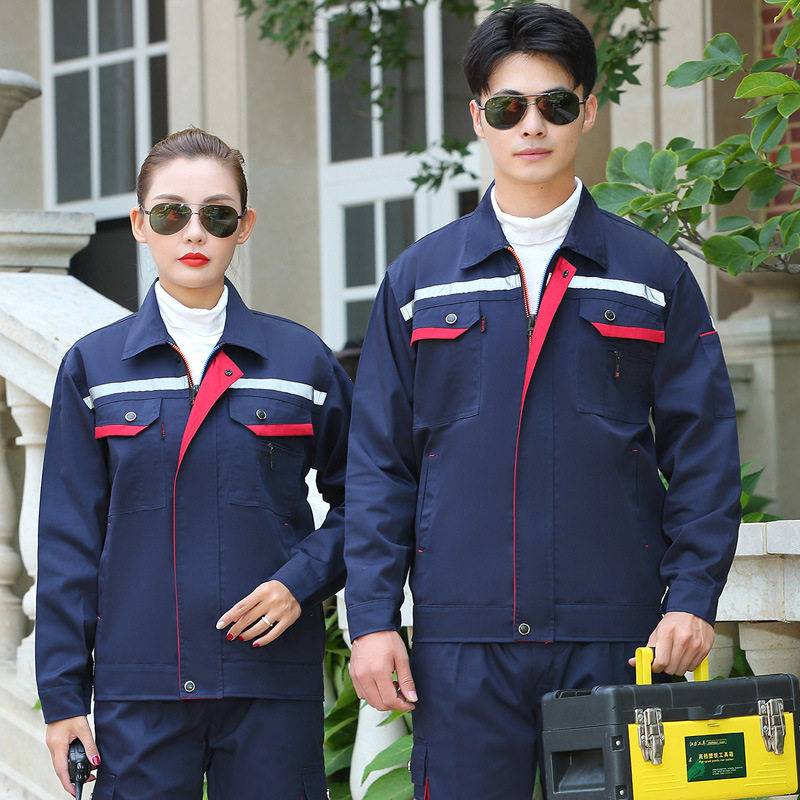 网格防静电工作服套装男春秋劳保服工厂车间加油站工装电工服刺绣,五金/工具,防静电服,淘宝优惠券,粉丝福利购,淘宝优惠卷