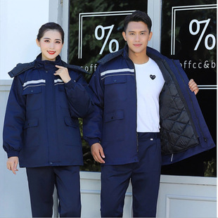 冬季工作服套装男防静电电焊汽修棉袄工厂车间工地棉服棉衣劳保服