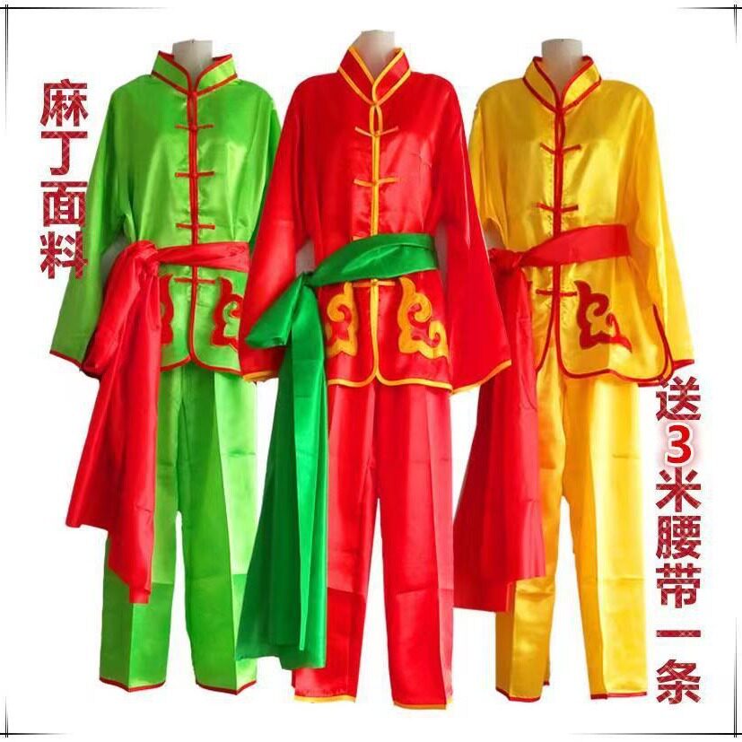中老年秧歌演出服男新款