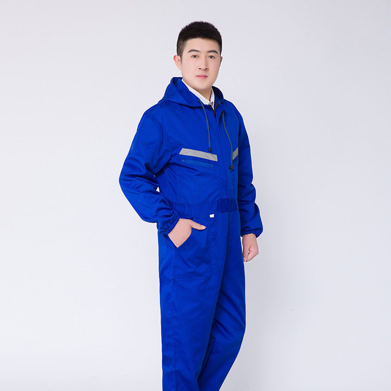纯棉加厚连体工作服耐磨工装