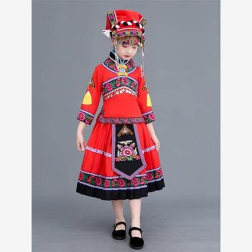 羌族黎族竹竿舞演出服饰
