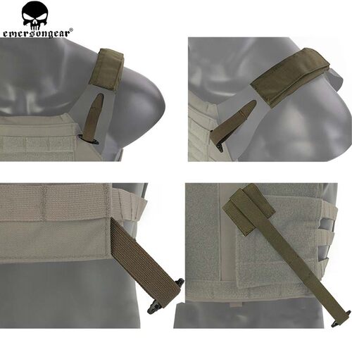 Emersongear/爱默生JPC/NJPC战术背心专用快拆套件配件MC原品织带