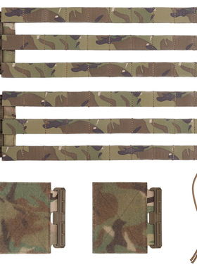 WST Molle快速拆卸式腰封侧围战术背心AVS JPC SPC五月花改装配件