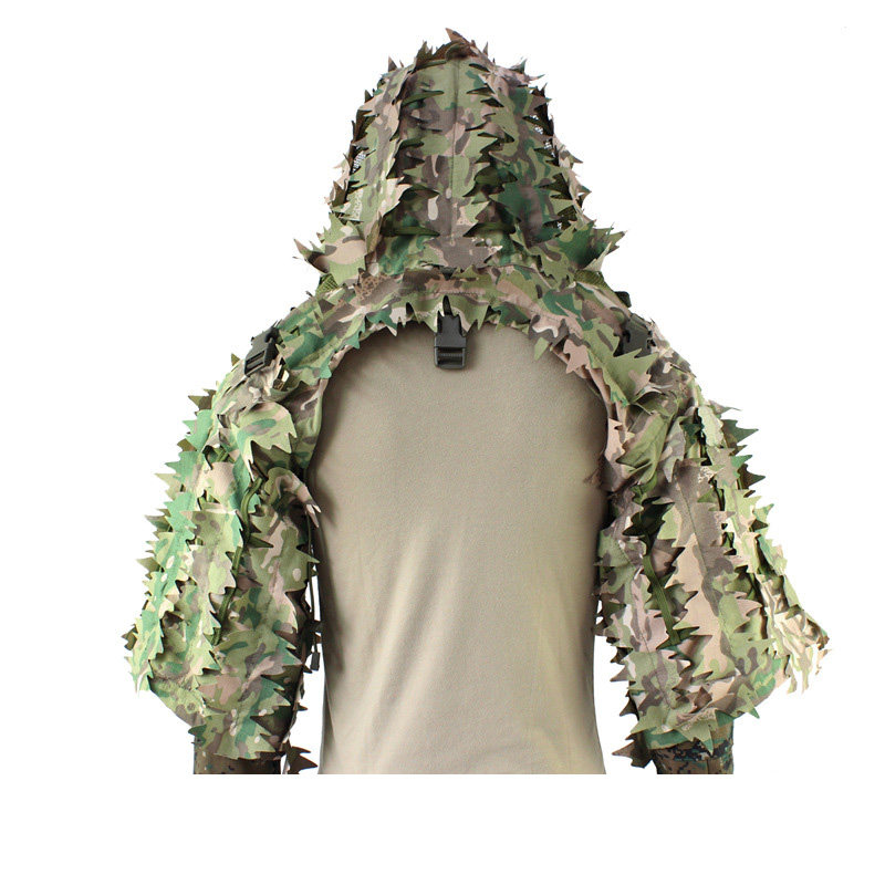 3D布条立体战术吉利服狙击手伪装服绝地求生丛林野战服耐磨隐身服