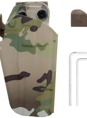 WST通用型CS快拔套CP迷彩战术户外套适配腰封腰带影视道具TTI2011