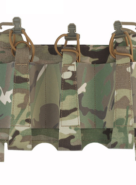 WST FCPC V5/FCSK战术背心5.56、7.62通用三联前面板法老风格副包