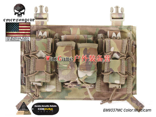 Emersongear/爱默生攻击者款面板1寸卡扣式APC背心专用前插板副包