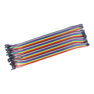 40P杜邦线彩排线彩虹线 杜邦端子2.0MM转2.54MM 2.54壳转2P2.0MM