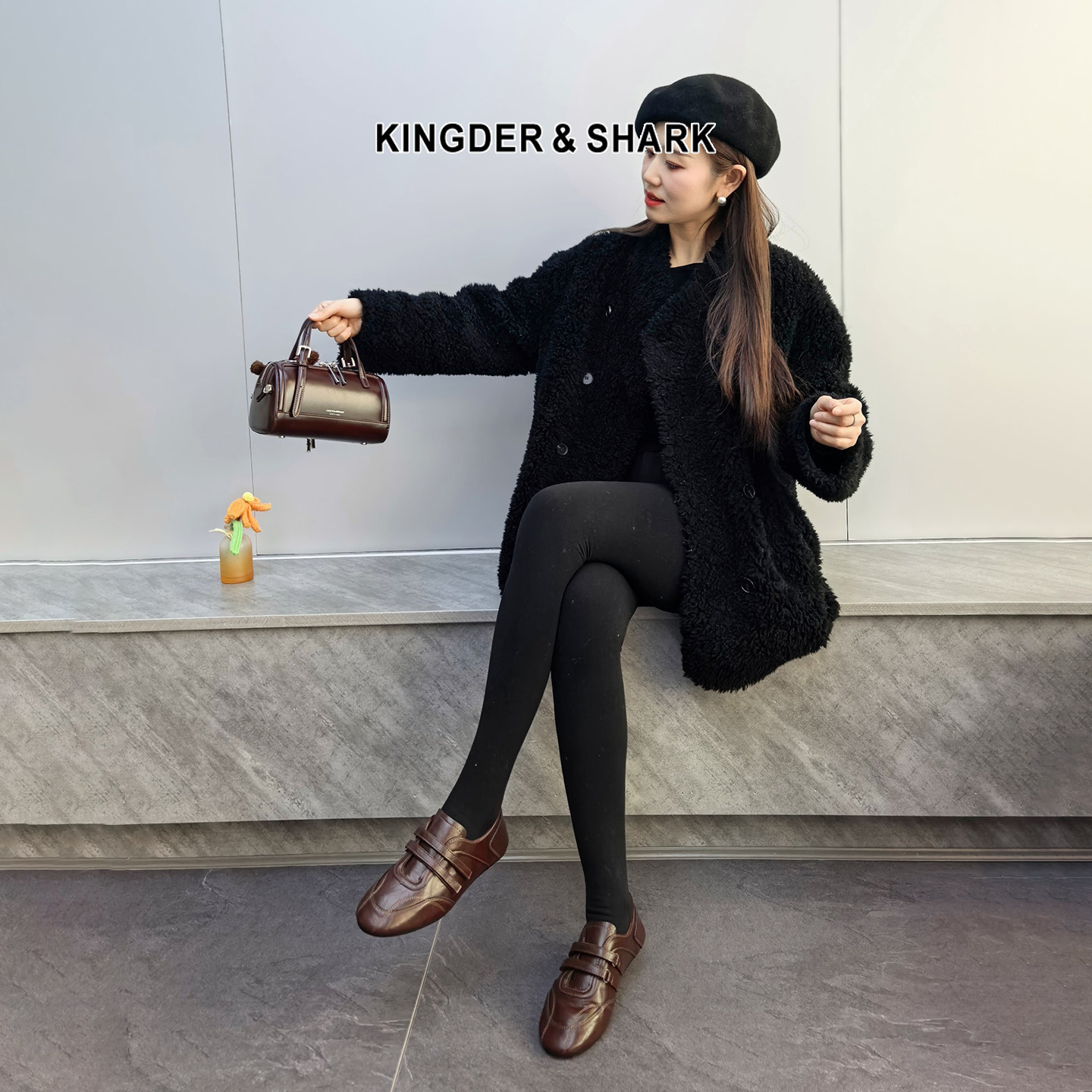 KDS经典鲨女鞋2026春季专柜新品法式复古魔术贴软底舒适防滑单鞋,女鞋,深口单鞋,淘宝优惠券,粉丝福利购,淘宝优惠卷