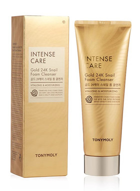 韩国本土TONYMOLY托尼魅力24K蜗牛洗面奶 洁面乳深层清洁毛孔保湿