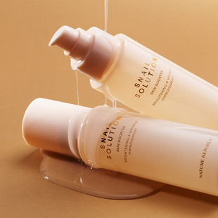 NatureRepublic自然乐园蜗牛爽肤水乳液面霜精华洗面奶化妆品套装