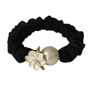 川野甜美茶花大肠发圈气质发绳2026新款橡皮筋扎头发头绳头圈发饰