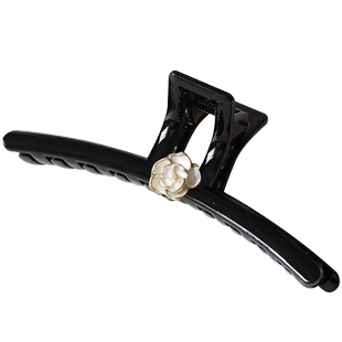 川野山茶花抓夹网红气质鲨鱼夹大号简约高级感后脑勺夹子头饰发夹