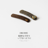 可爱个性 川野法式 秋冬小熊长方形bb夹女新款 刘海夹前额小夹子发饰