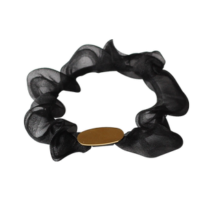 川野网纱大肠发圈高级感发绳皮筋高弹力头圈轻奢头绳丸子头绑头发