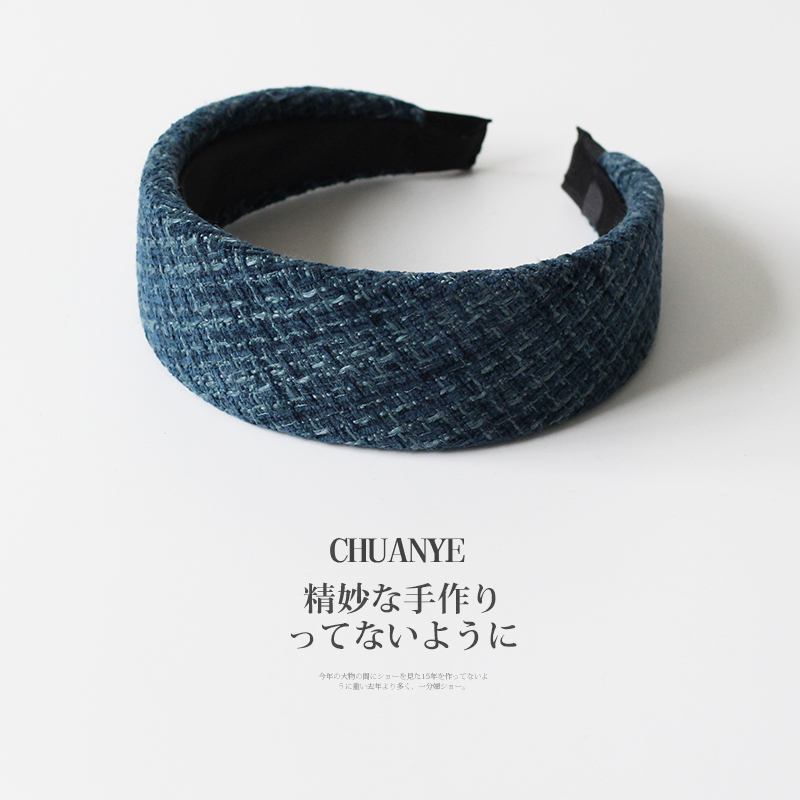 川野法式针织宽边头箍