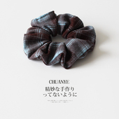 轻奢优雅扎丸子头 川野法式 秋冬植绒大肠发圈女新款 皮筋头饰发饰