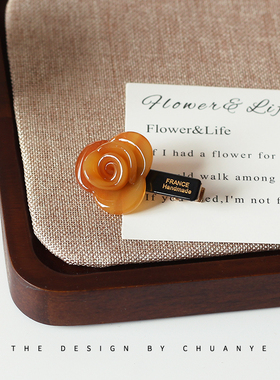 川野玫瑰花发夹边夹侧边刘海夹前额碎发夹子头饰发卡女新款鸭嘴夹