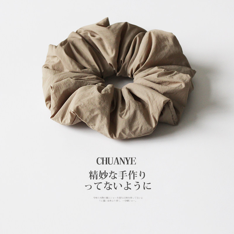 川野法式纯色蓬松大肠发圈女新款简约慵懒风头绳不勒发无扎痕发饰,饰品/流行首饰/时尚饰品新,发饰,淘宝优惠券,粉丝福利购,淘宝优惠卷