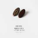 川野法式 简约高级感侧边碎发小夹子头饰发饰 滴釉豹纹发夹女士新款