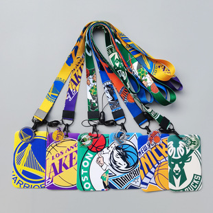 NBA球队学生饭卡套火箭公交卡湖人校园卡勇士周边76人篮球迷用品