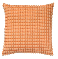 IKEA's Swaberpe cushion cover with core throw pillows, sofa decoration, pink polyester fiber suede thumbnail 6
