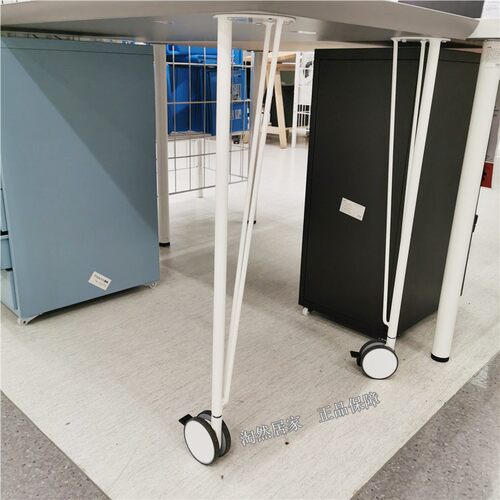 IKEA宜家克瑞尔 附脚轮桌腿办公桌 桌腿 书桌腿可移动桌腿带锁 - 封面