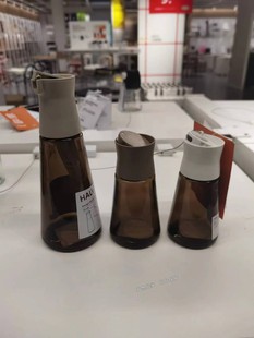 IKEA宜家代购 哈弗通 家用玻璃研磨瓶胡椒瓶调料罐调味瓶厨房代购