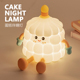 治愈暖光 Cake 手机支架 生日蛋糕小夜灯 拍打感应 Night Lamp