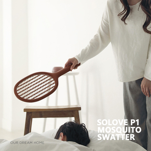 灭蚊灯 灭蚊拍 Swatter SOLOVE 2in1设计 Mosquito 夏季 立式