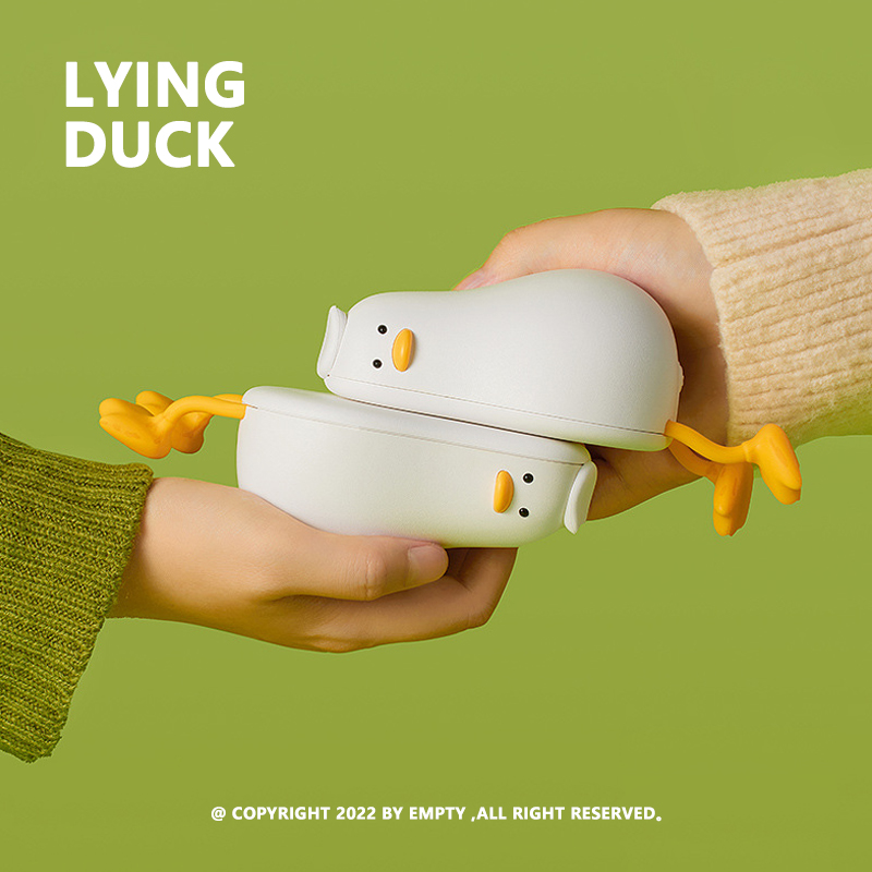 Lying Duck | Hand Warmer 躺平鸭充电暖手宝 趣味摆烂反内卷设计 3C数码配件 USB暖手宝/暖手袋 原图主图