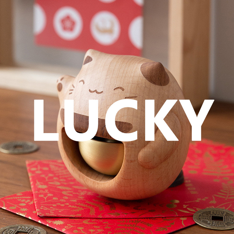 LuckyCat招财猫风铃入户门铃铛