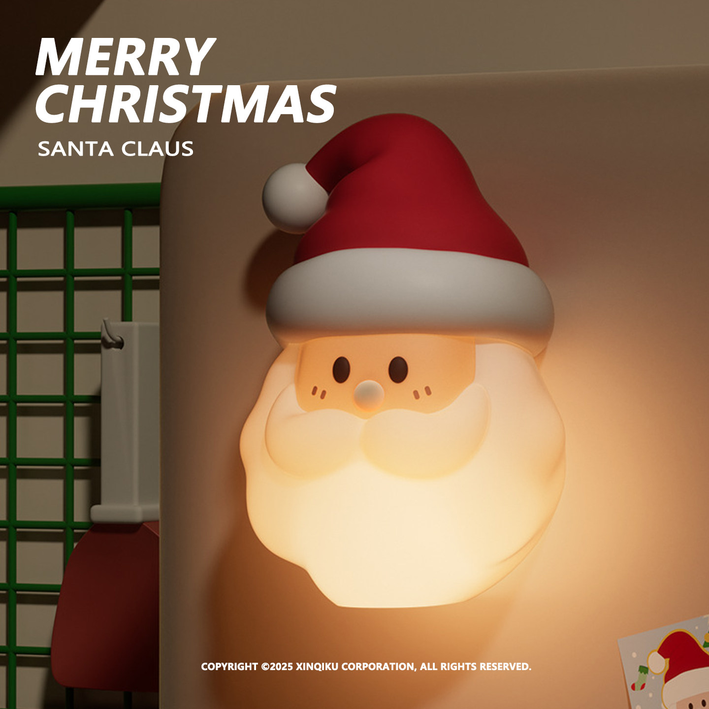 圣诞老人可磁吸氛围夜灯