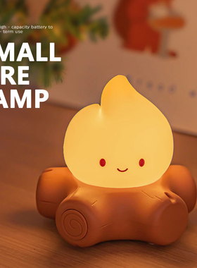 Small Fire Lamp | 小火堆 趣味氛围夜灯 无极调光 烛光模式设计