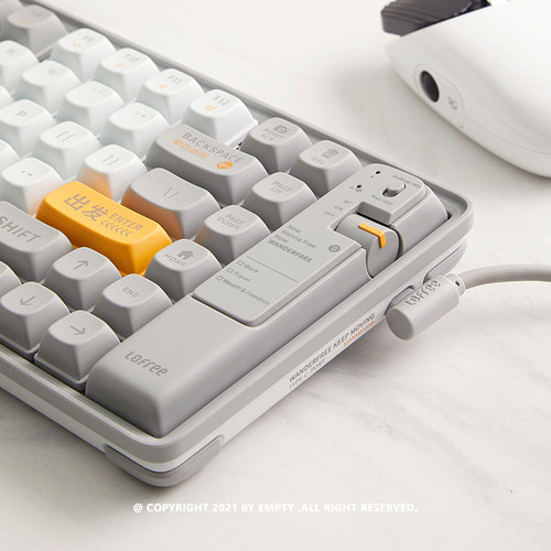 LOFREE无线机械键盘茶轴