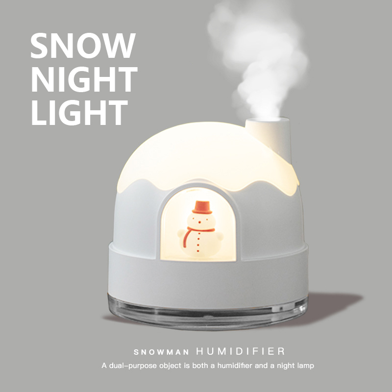 Snow House | Humidifier Night Light 雪屋加湿夜灯 2in1设计 节庆用品/礼品 创意/设计灯 原图主图