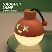Lamp 捣蛋趣味RGB小夜灯 抽拉开关 Naughty 延时关灯 桌面搭子