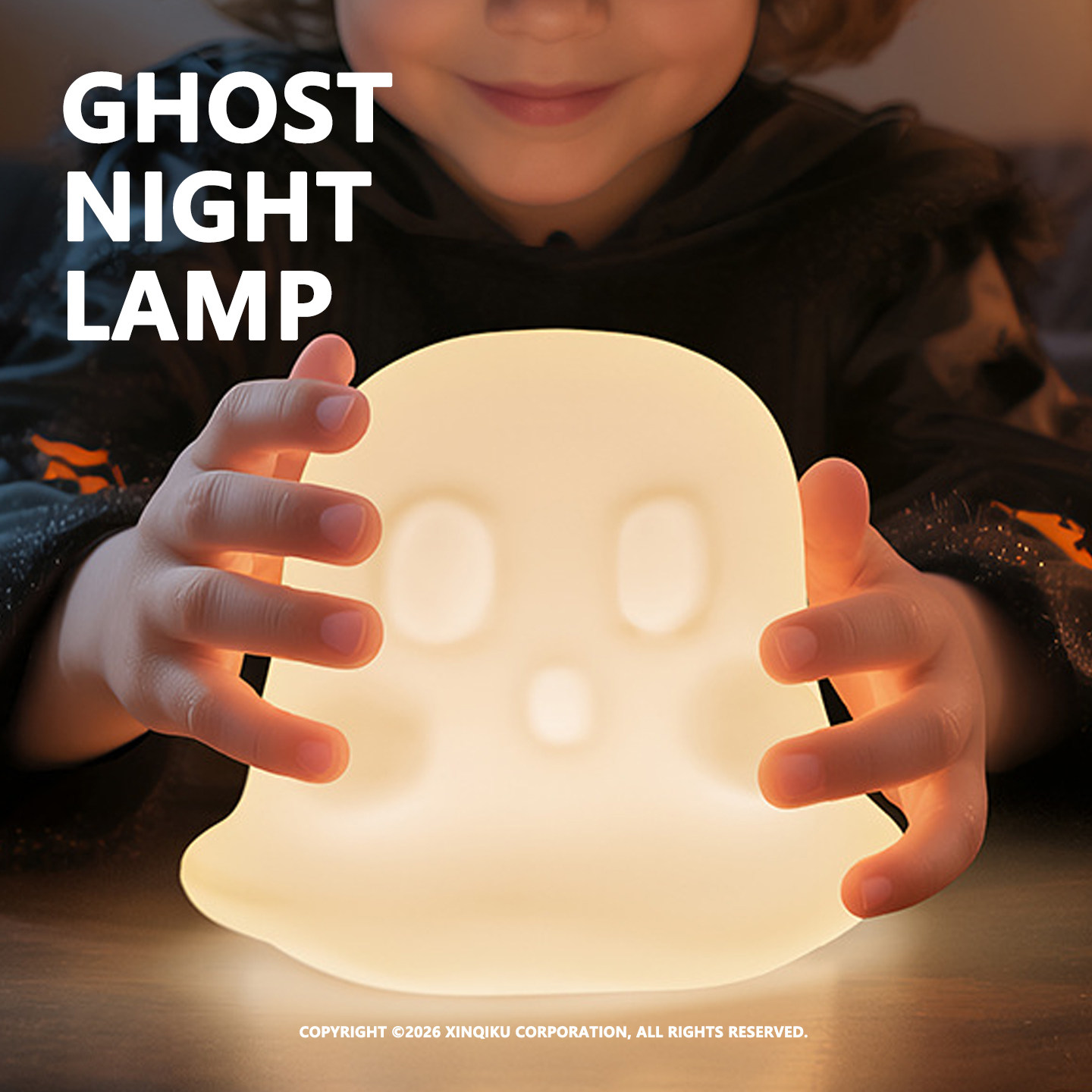 Ghost Night Lamp | 幽灵小夜灯 趣味伴睡灯 延时关灯 彩光模式