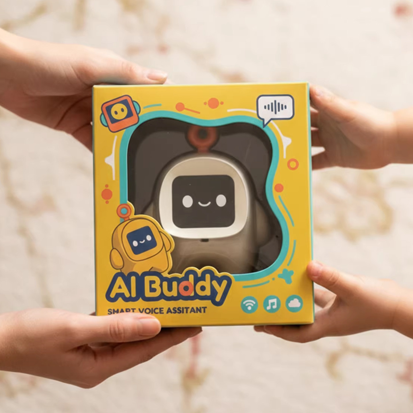 AI Buddy | 人工智能 桌面聊天机器人 AI大模型电子宠物 创意玩具,智能设备,AI陪伴精灵,淘宝优惠券,粉丝福利购,淘宝优惠卷